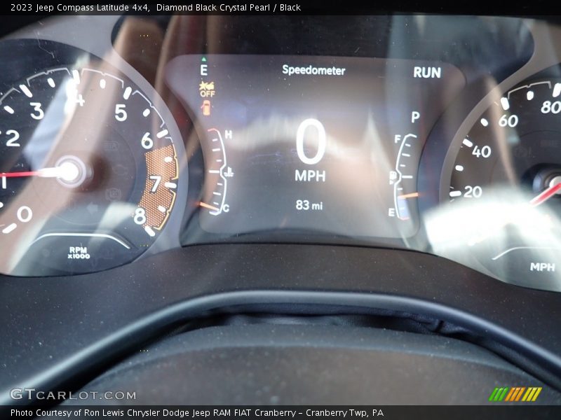 Diamond Black Crystal Pearl / Black 2023 Jeep Compass Latitude 4x4
