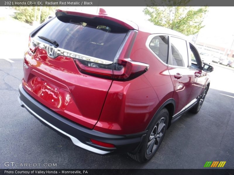 Radiant Red Metallic / Black 2021 Honda CR-V EX