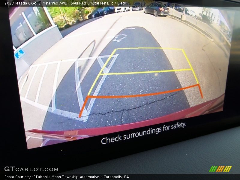 Soul Red Crystal Metallic / Black 2023 Mazda CX-5 S Preferred AWD