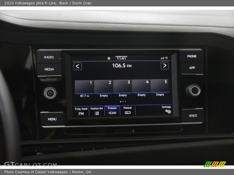 Black / Storm Gray 2020 Volkswagen Jetta R-Line