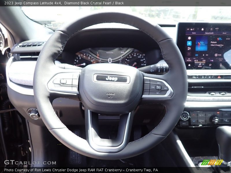 Diamond Black Crystal Pearl / Black 2023 Jeep Compass Latitude 4x4