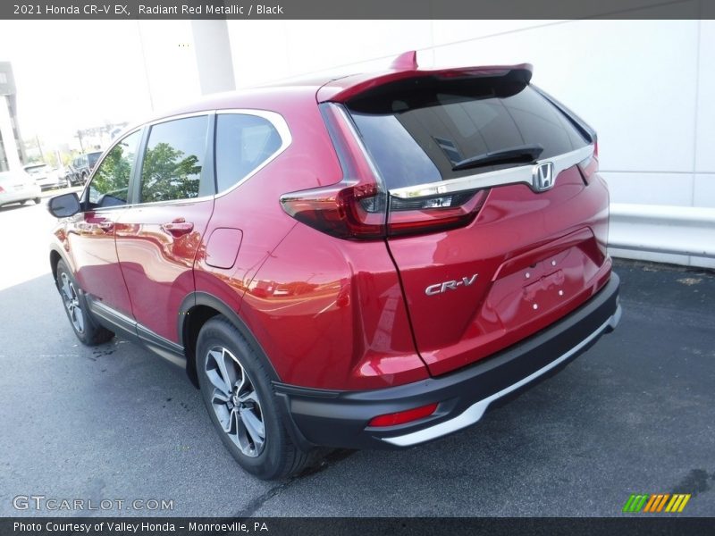 Radiant Red Metallic / Black 2021 Honda CR-V EX