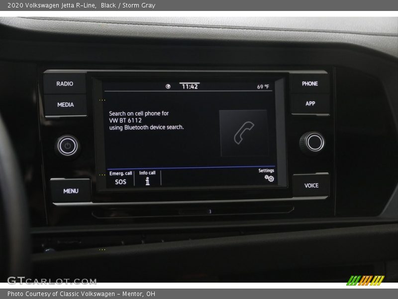 Black / Storm Gray 2020 Volkswagen Jetta R-Line