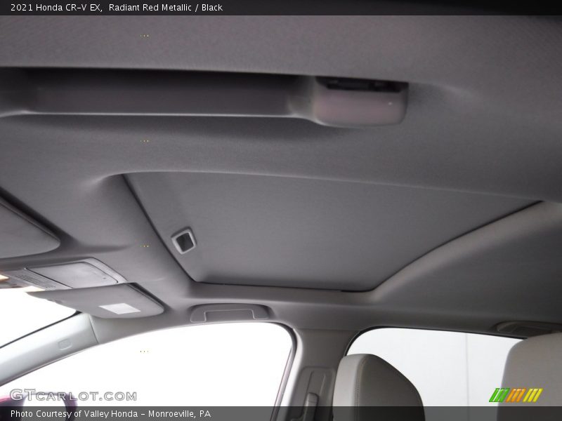 Radiant Red Metallic / Black 2021 Honda CR-V EX