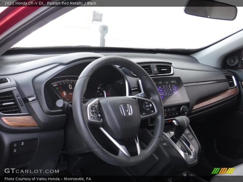 Radiant Red Metallic / Black 2021 Honda CR-V EX
