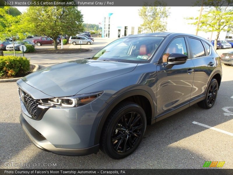 Polymetal Gray / Red 2023 Mazda CX-5 S Carbon Edition AWD