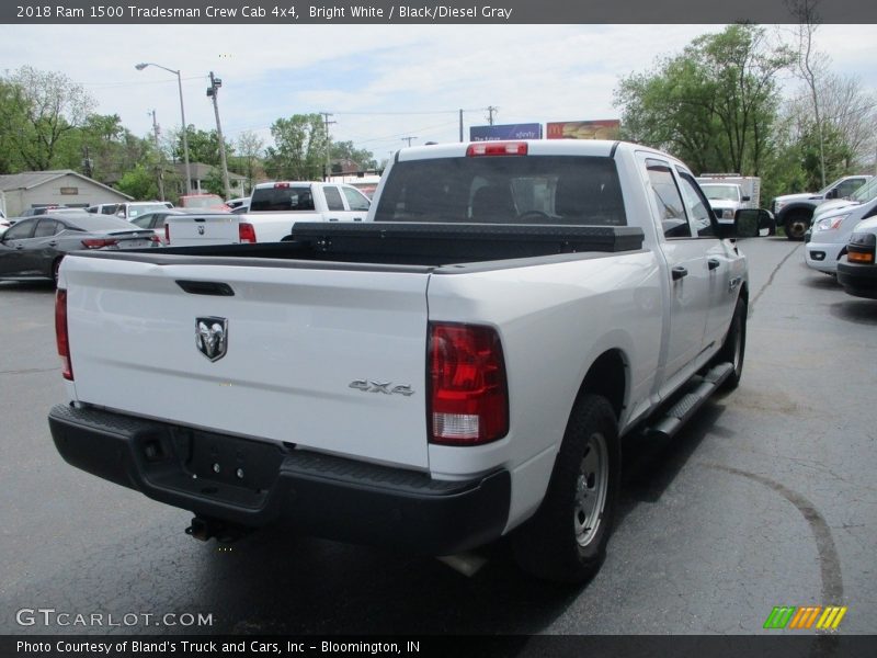 Bright White / Black/Diesel Gray 2018 Ram 1500 Tradesman Crew Cab 4x4