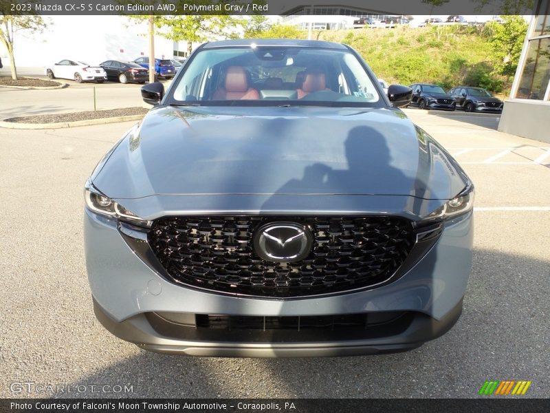 Polymetal Gray / Red 2023 Mazda CX-5 S Carbon Edition AWD