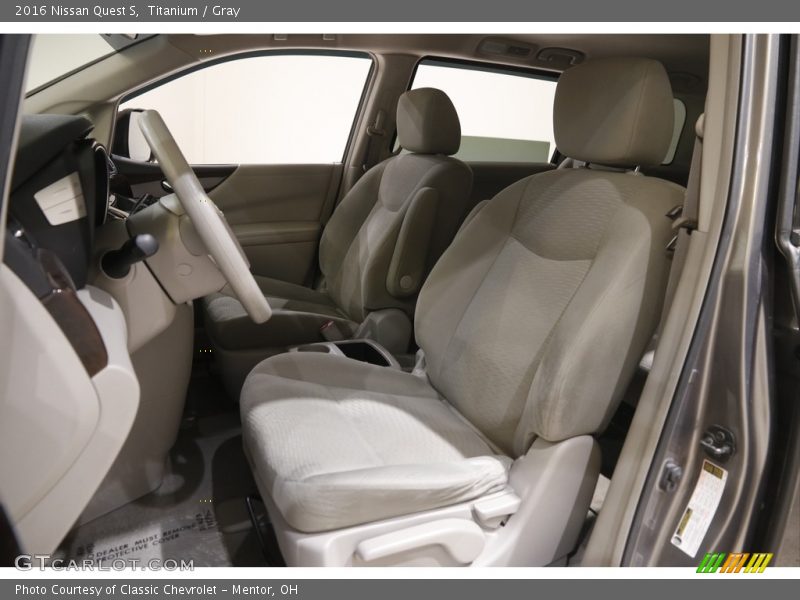 Front Seat of 2016 Quest S