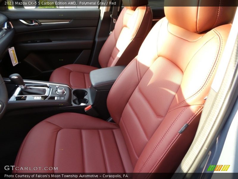 Polymetal Gray / Red 2023 Mazda CX-5 S Carbon Edition AWD