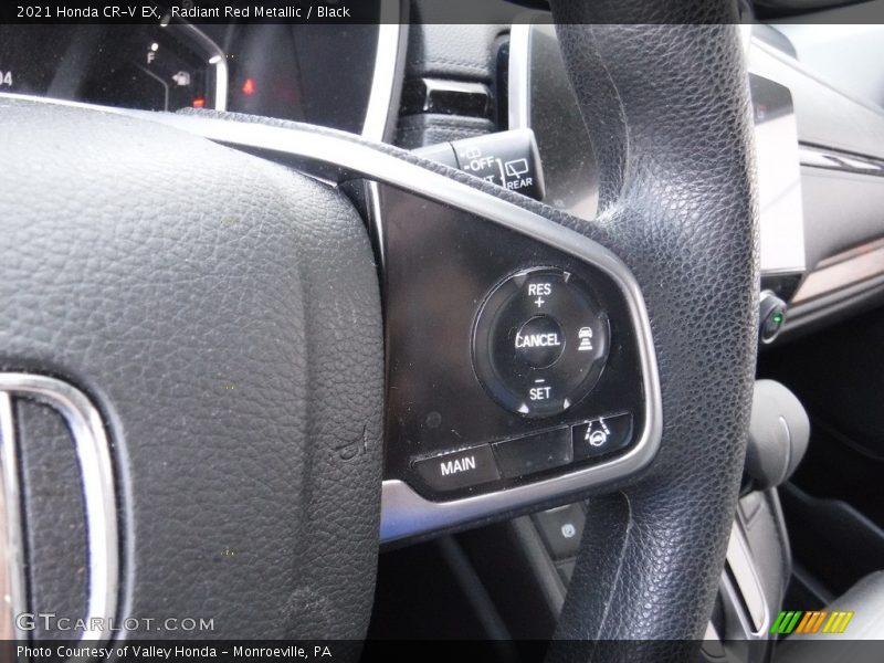 Radiant Red Metallic / Black 2021 Honda CR-V EX