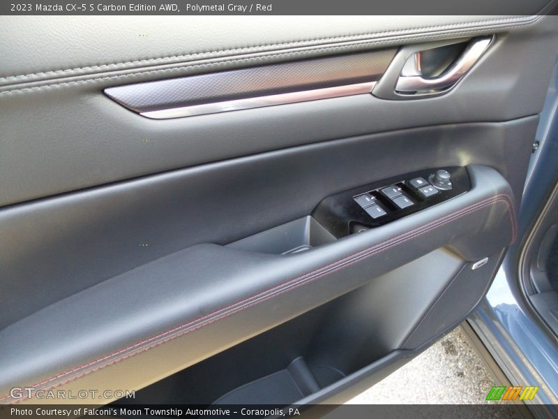 Polymetal Gray / Red 2023 Mazda CX-5 S Carbon Edition AWD