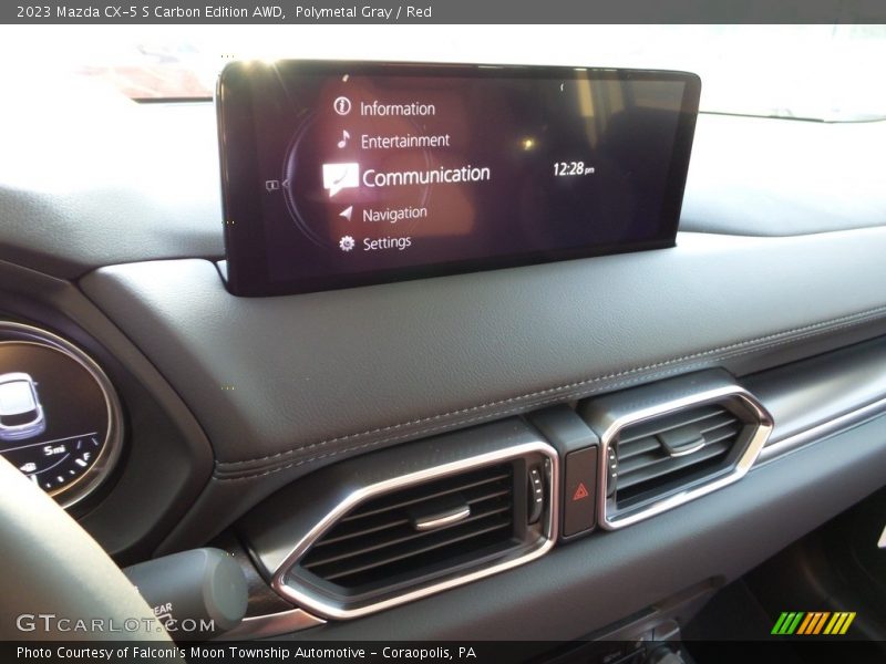 Polymetal Gray / Red 2023 Mazda CX-5 S Carbon Edition AWD