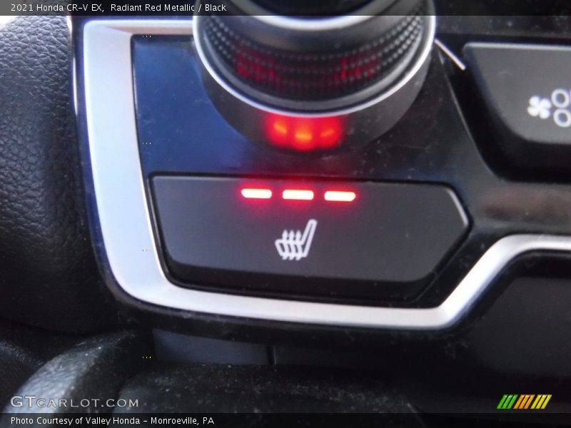Radiant Red Metallic / Black 2021 Honda CR-V EX