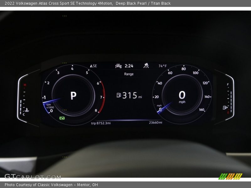  2022 Atlas Cross Sport SE Technology 4Motion SE Technology 4Motion Gauges