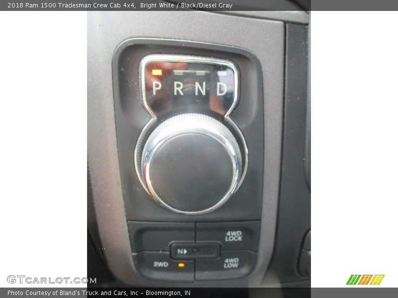 Bright White / Black/Diesel Gray 2018 Ram 1500 Tradesman Crew Cab 4x4