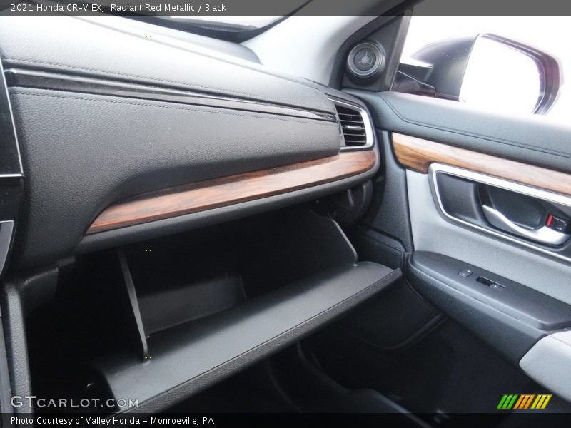Radiant Red Metallic / Black 2021 Honda CR-V EX