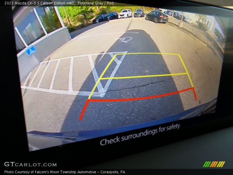 Polymetal Gray / Red 2023 Mazda CX-5 S Carbon Edition AWD