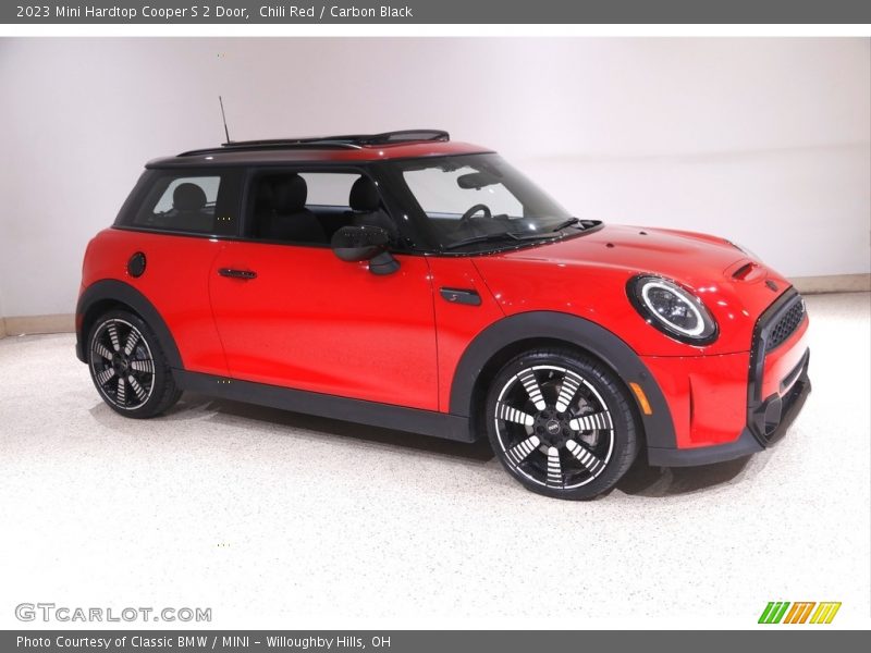 Chili Red / Carbon Black 2023 Mini Hardtop Cooper S 2 Door