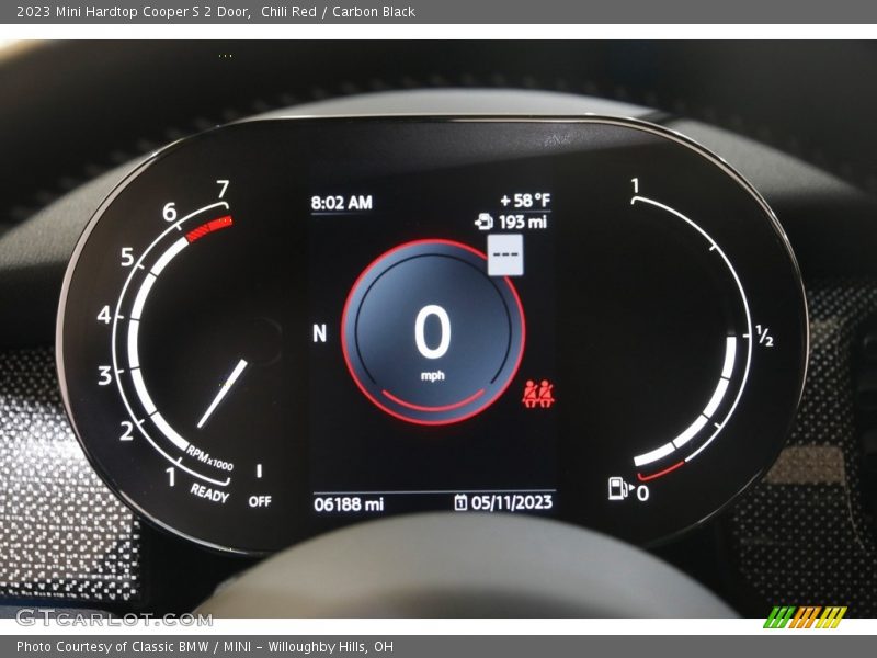 Chili Red / Carbon Black 2023 Mini Hardtop Cooper S 2 Door