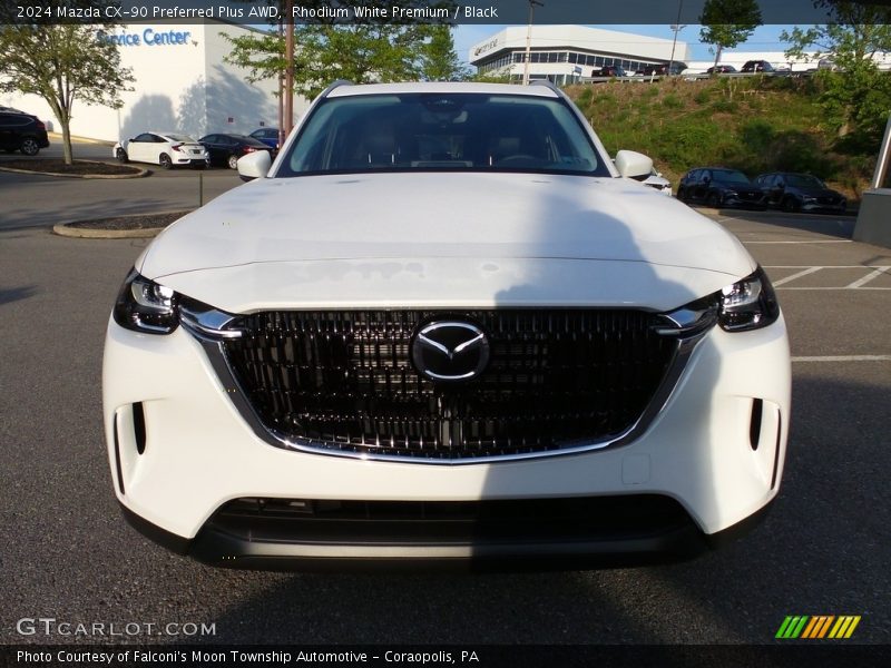 Rhodium White Premium / Black 2024 Mazda CX-90 Preferred Plus AWD