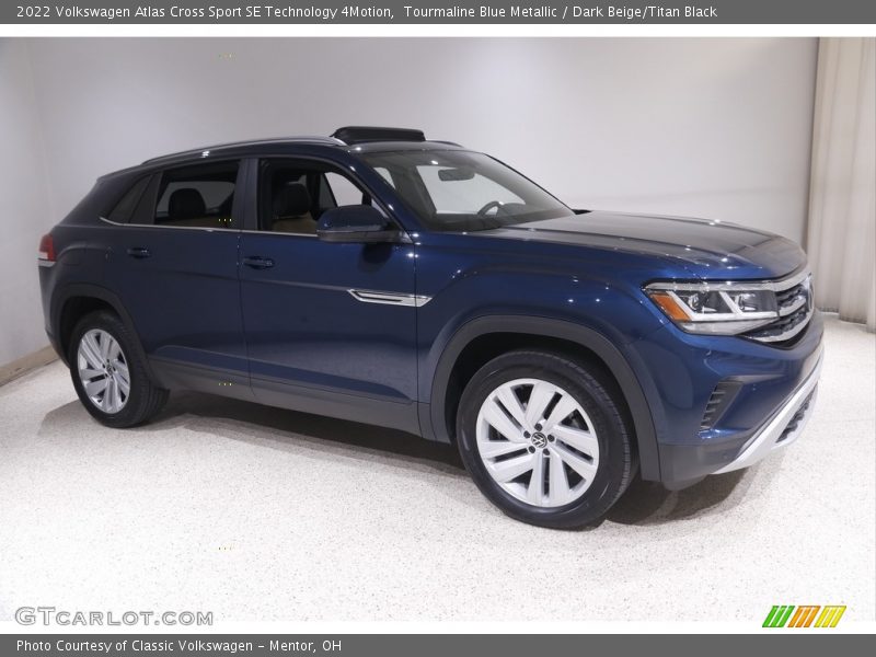  2022 Atlas Cross Sport SE Technology 4Motion Tourmaline Blue Metallic