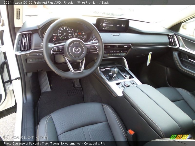  2024 CX-90 Preferred Plus AWD Black Interior