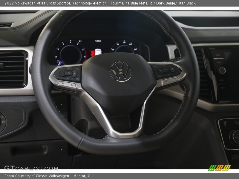  2022 Atlas Cross Sport SE Technology 4Motion Steering Wheel