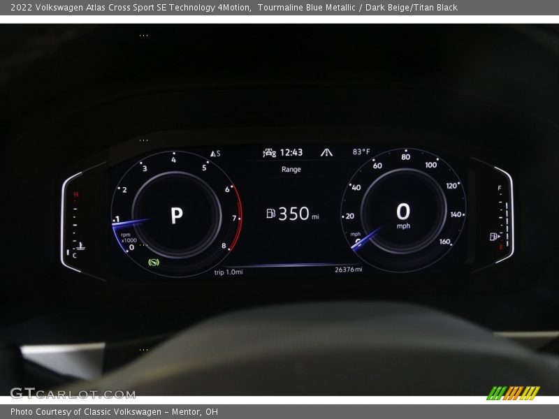  2022 Atlas Cross Sport SE Technology 4Motion SE Technology 4Motion Gauges