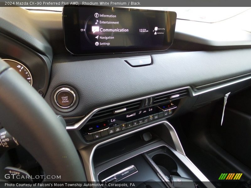 Rhodium White Premium / Black 2024 Mazda CX-90 Preferred Plus AWD
