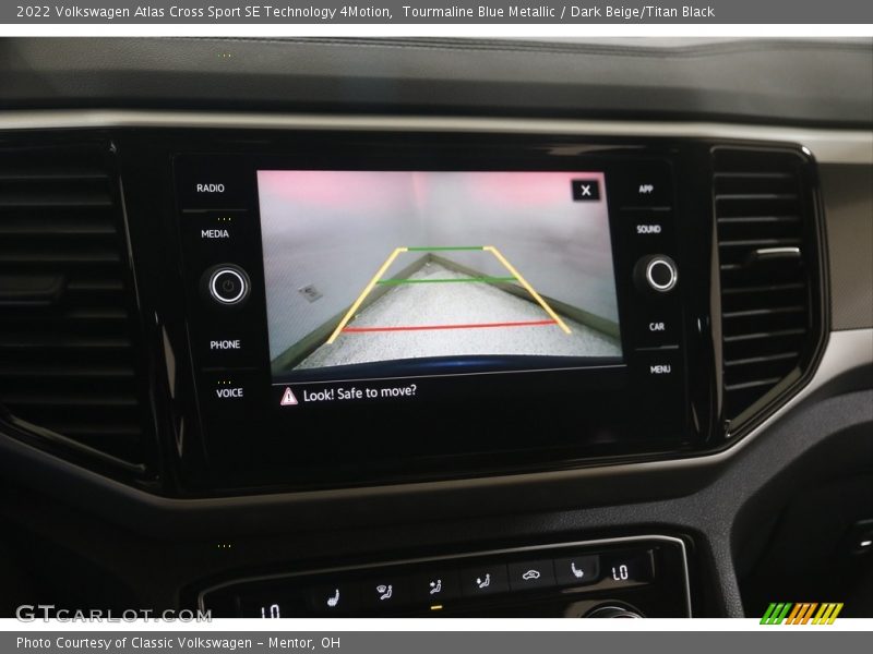 Tourmaline Blue Metallic / Dark Beige/Titan Black 2022 Volkswagen Atlas Cross Sport SE Technology 4Motion