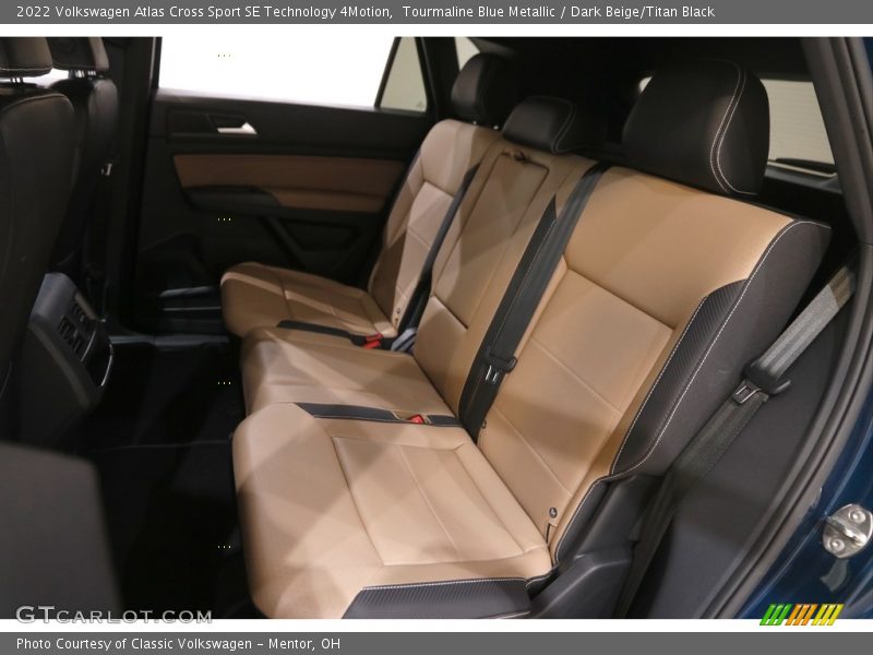 Rear Seat of 2022 Atlas Cross Sport SE Technology 4Motion