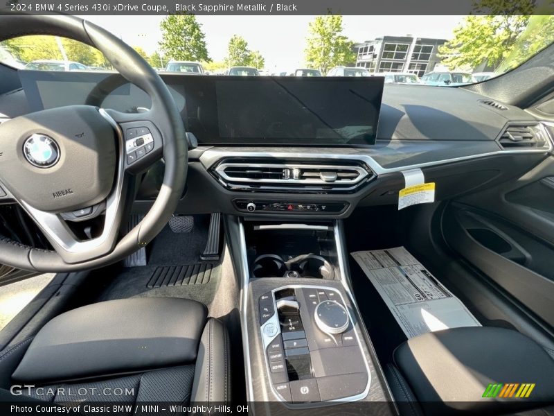 Black Sapphire Metallic / Black 2024 BMW 4 Series 430i xDrive Coupe