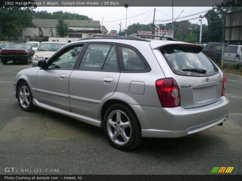 Sunlight Silver Metallic / Off Black 2002 Mazda Protege 5 Wagon