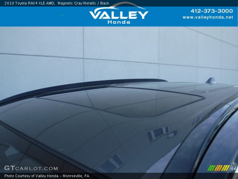 Magnetic Gray Metallic / Black 2019 Toyota RAV4 XLE AWD