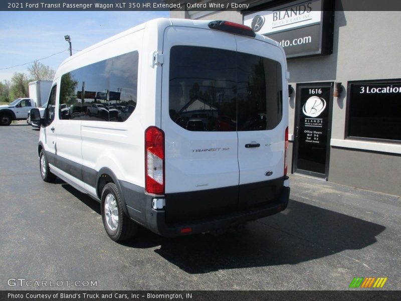 Oxford White / Ebony 2021 Ford Transit Passenger Wagon XLT 350 HR Extended