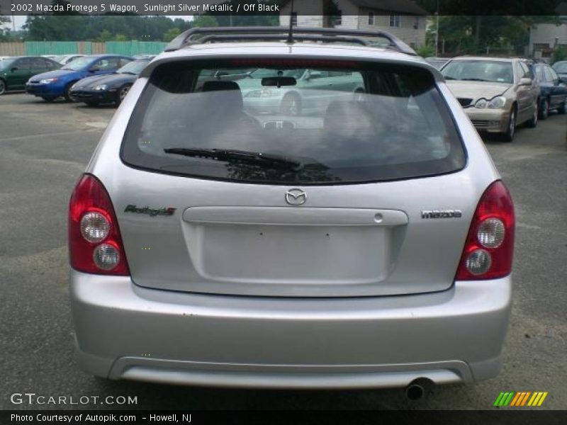 Sunlight Silver Metallic / Off Black 2002 Mazda Protege 5 Wagon