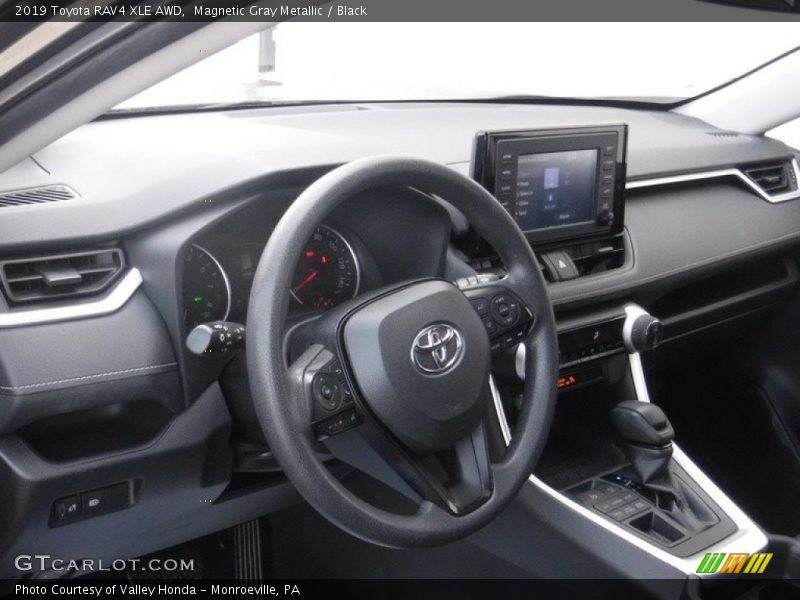 Magnetic Gray Metallic / Black 2019 Toyota RAV4 XLE AWD
