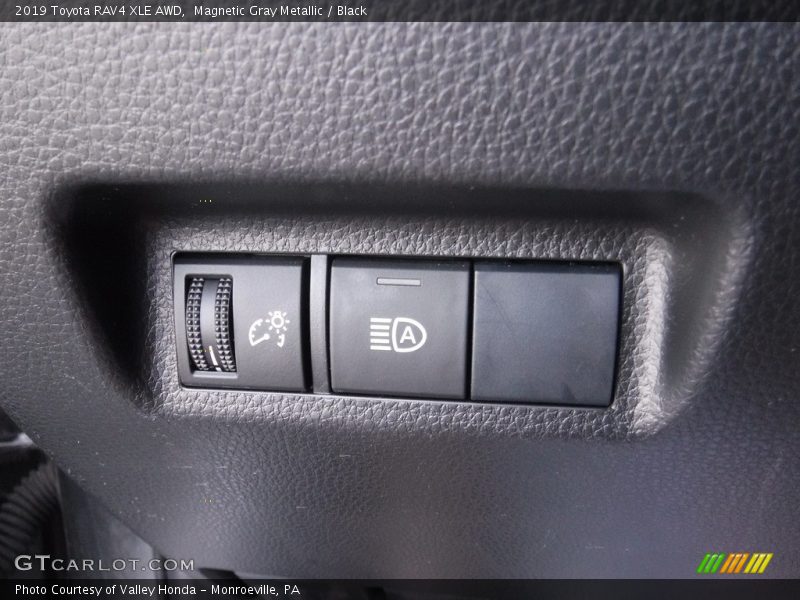 Magnetic Gray Metallic / Black 2019 Toyota RAV4 XLE AWD