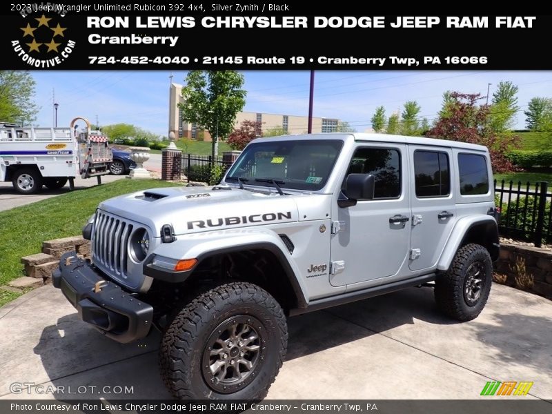 Silver Zynith / Black 2023 Jeep Wrangler Unlimited Rubicon 392 4x4