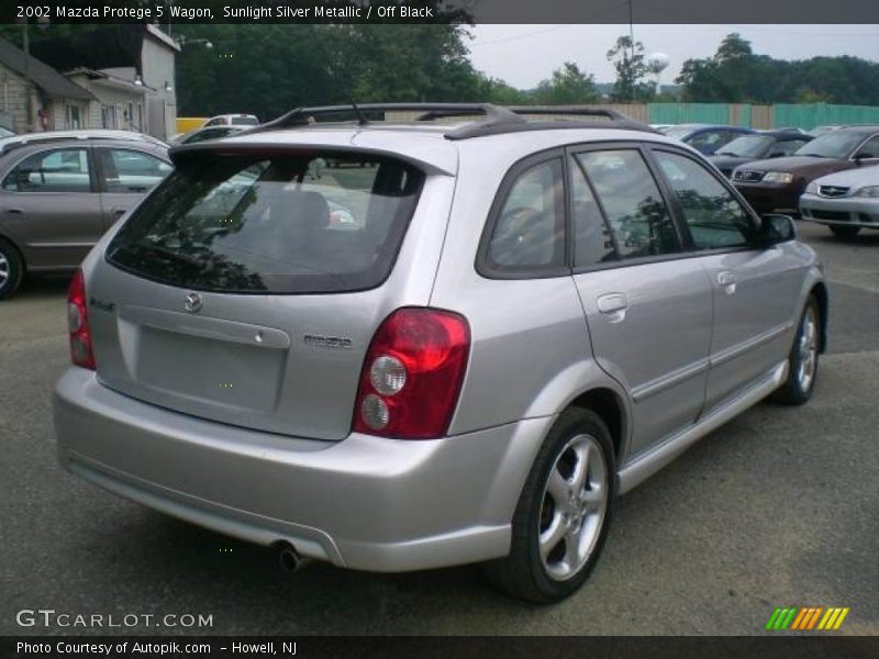 Sunlight Silver Metallic / Off Black 2002 Mazda Protege 5 Wagon