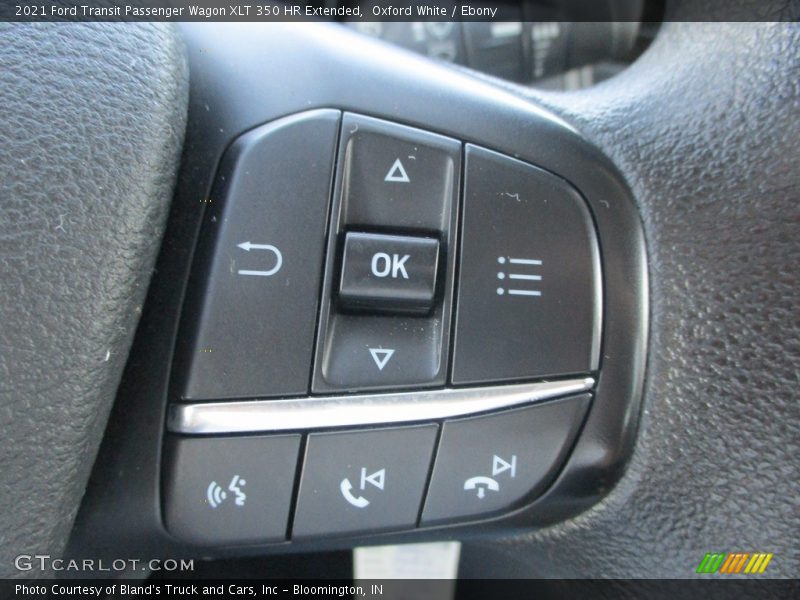 Oxford White / Ebony 2021 Ford Transit Passenger Wagon XLT 350 HR Extended