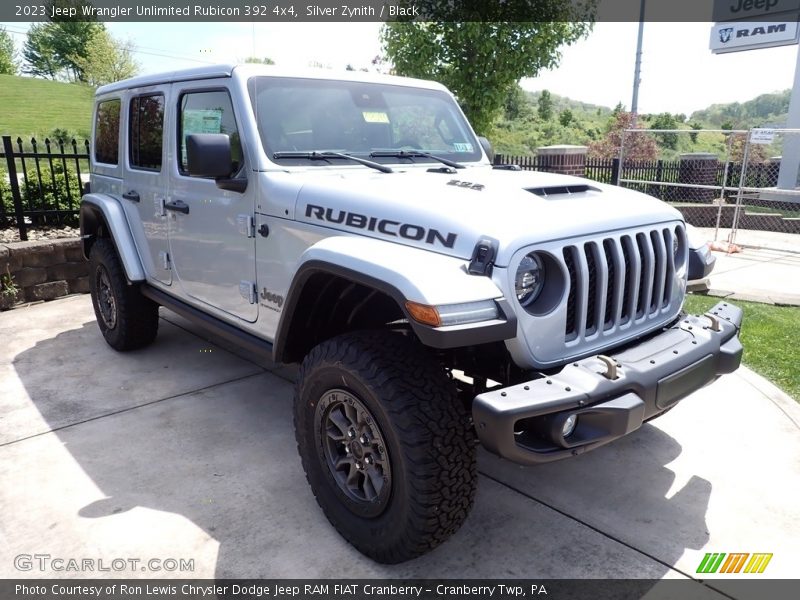 Front 3/4 View of 2023 Wrangler Unlimited Rubicon 392 4x4