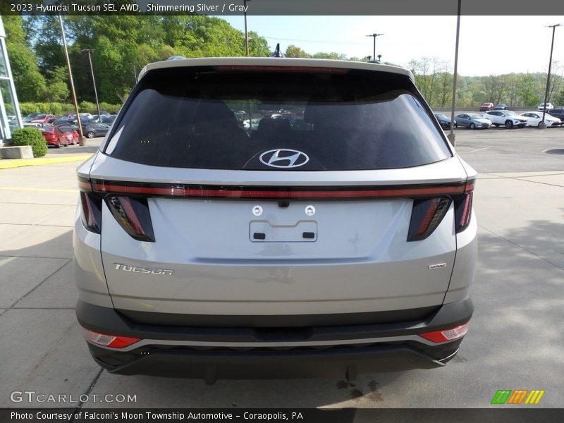 Shimmering Silver / Gray 2023 Hyundai Tucson SEL AWD