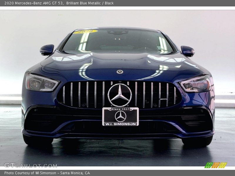 Brilliant Blue Metallic / Black 2020 Mercedes-Benz AMG GT 53