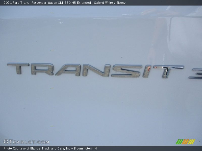 Oxford White / Ebony 2021 Ford Transit Passenger Wagon XLT 350 HR Extended