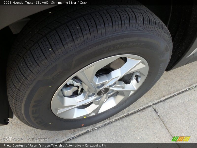 Shimmering Silver / Gray 2023 Hyundai Tucson SEL AWD