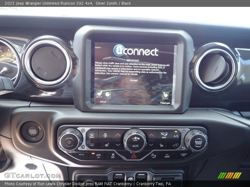 Controls of 2023 Wrangler Unlimited Rubicon 392 4x4