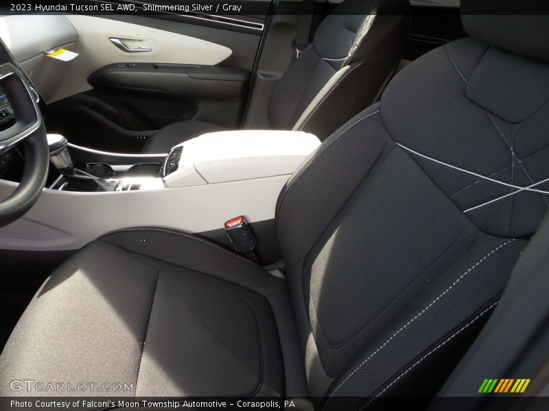 Shimmering Silver / Gray 2023 Hyundai Tucson SEL AWD