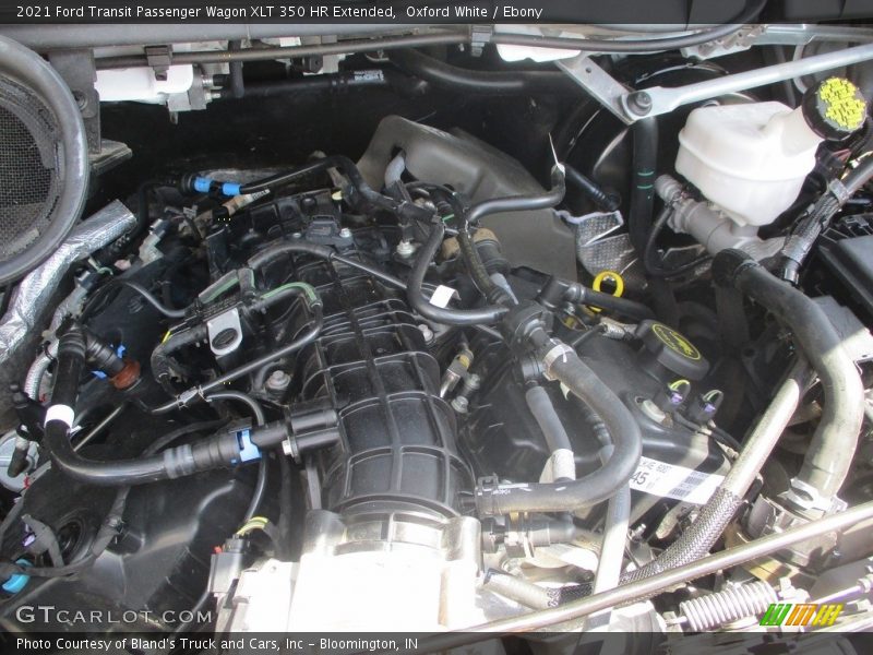 Oxford White / Ebony 2021 Ford Transit Passenger Wagon XLT 350 HR Extended